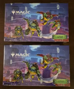 (2×) MTG Magic Teenage Mutant Ninja Turtles TMNT Play Booster Boxes Sealed🔥 - Image 1