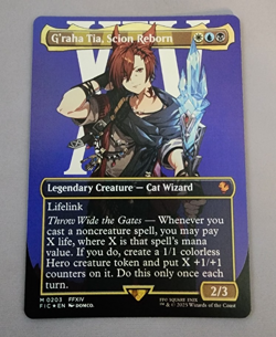G'raha Tia, Scion Reborn (Borderless) Commander: Final Fantasy Foil - Image 1