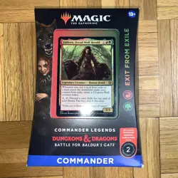 Magic Commander Legends Battle for Baldur's Gate-Exit from Exile Commander Deck - Image 1