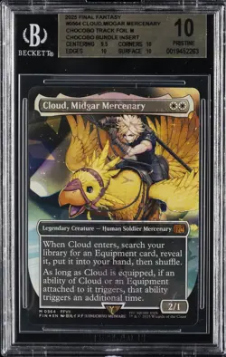 2025 MTG FINAL FANTASY #0564 CLOUD, MIDGAR MERCENARY BGS 10 - Image 1
