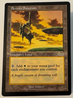 Serra's Sanctum Urza's Saga Regular - Image 1