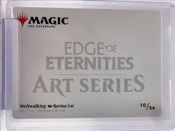 WEFTWALKING ARTIST ROVINA CAI 2025 MAGIC EDGE OF ETERNITIES ART /54 Q0899 - Image 2