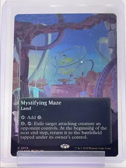 MYSTIFYING MAZE 2025 MTG EDGE ETERNITIES BORDERLESS RARE #0074 Q0899 - Image 1
