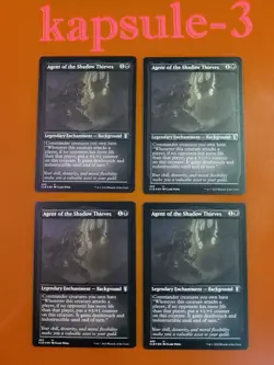 4x Agent of the Shadow Thieves | FOIL-ETCHED | Battle for Baldur's Gate | MTG - Image 1