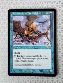MTG - Magic The Gathering - Legions Keeper of the Nine Gales - #42 Rare LP - Image 1
