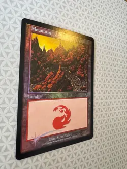 Invasion MTG FOIL Mountain (#346) Magic the Gathering LP - Image 2