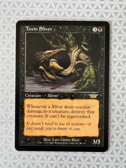 Toxin Sliver Legions MTG Magic the Gathering Rare LP - Image 1
