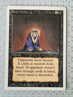 Mind Twist English 3rd Edition Revised MTG Magic the Gathering LP - Image 1