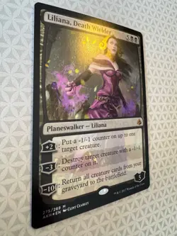 Liliana, Death Wielder (FOIL) Amonkhet Magic the Gathering MTG Rare LP - Image 2