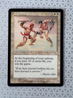 MTG Magic the Gathering Test of Endurance (29/143) Judgment Rare LP - Image 1