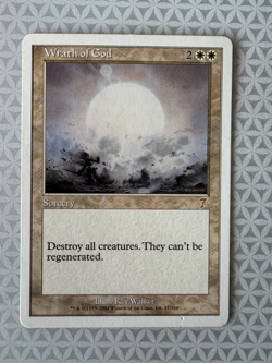 MTG Wrath of God - 7th Edition (7ED) #57 - Magic the Gathering Rare LP - Image 1