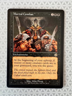 MTG - Mortal Combat - Torment - Magic the Gathering - Rare LP - Image 1