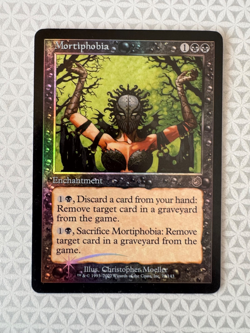 MTG - Torment - Mortiphobia Foil - Magic the Gathering - LP - Image 1