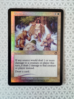 MTG Magic the Gathering Torment FOIL Equal Treatment LP - Image 1