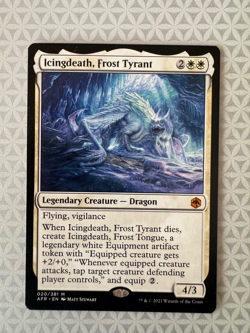 Icingdeath, Frost Tyrant Regular Adventures in the Forgotten Realms Mythic LP - Image 1