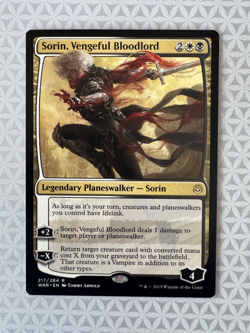 MTG Sorin, Vengeful Bloodlord (217/330) War of the Spark Magic the Gathering LP - Image 1