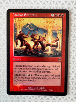 Violent Eruption FOIL Torment Magic the Gathering MTG LP - Image 1