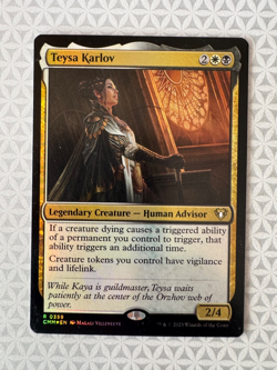 Teysa Karlov #359 FOIL Commander Masters CMM Magic MTG Rare LP - Image 1