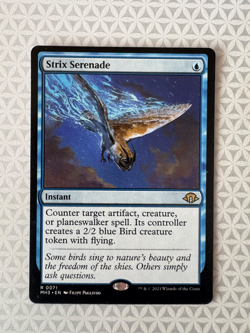 MTG Magic the Gathering Strix Serenade #71 Modern Horizons 3 (MH3) Rare LP - Image 1