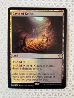 Caves of Koilos FOIL MTG Magic the Gathering Dominaria United Rare LP - Image 1