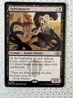 Ophiomancer - Modern Horizons 3 (MH3) Magic The Gathering MTG Rare LP - Image 1