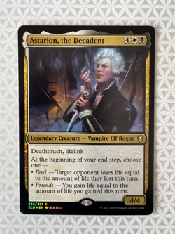 MTG FOIL ETCHED Astarion, the Decadent - Commander Legends: Battle for Baldur's - Image 1
