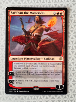 Sarkhan the Masterless - War of the Spark - Magic the Gathering - MTG Rare LP - Image 1