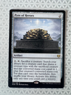 Pyre of Heroes - 241/285 - Rare - Kaldheim KHM MTG Magic the Gathering LP - Image 1