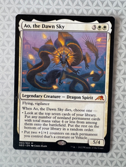 Ao, the Dawn Sky Kamigawa: Neon Dynasty Magic the Gathering MTG Mythic LP - Image 1