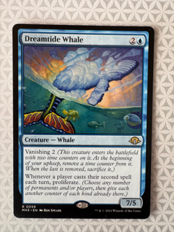 Dreamtide Whale #59 Modern Horizons 3 MTG Magic the Gathering Rare LP - Image 1