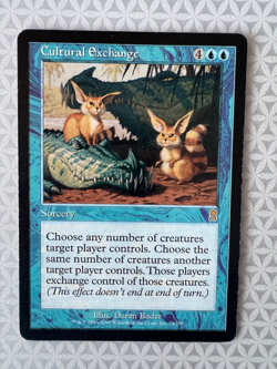 Cultural Exchange Odyssey Regular Magic The Gathering MTG Rare LP - Image 1
