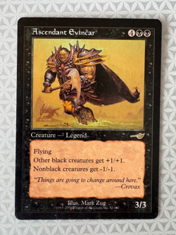MTG Magic the Gathering Ascendant Evincar Nemesis Rare LP - Image 1