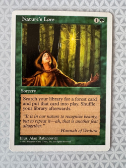 MTG Magic the Gathering Nature's Lore (316/460) Fifth Edition LP - Image 1