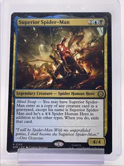 SUPERIOR SPIDER-MAN 2025 MAGIC MARVEL'S SPIDER-MAN RARE FOIL #0155 Q0899 - Image 1