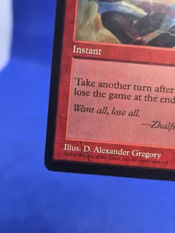 Vintage Magic The Gathering Mirage Final Fortune Regular Rare LP - Image 5