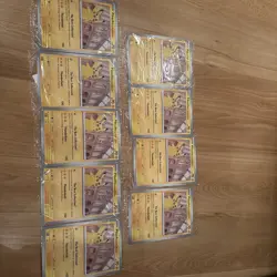 Pokemon Pikachu At The Museum Jumbo Card Promo X 9 Sealed - Image 1