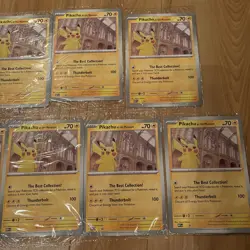 Pokemon Pikachu At The Museum Jumbo Card Promo X 9 Sealed - Image 4