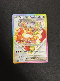 Eevee ex 174 Full Art Holo Pokemon Sv: Scarlet & Violet Promo English - Image 1