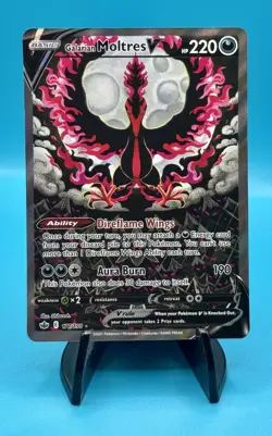 Pokemon TCG Galarian Moltres V Alternate Art 177/198 Chilling Reign - Image 1