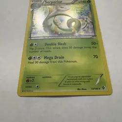 Pokemon TCG Serperior 13/149 Holo Rare Boundaries Crossed LP+ - Image 2