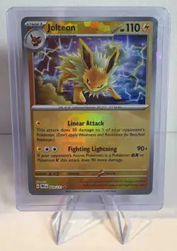 JOLTEON 029/131 PRISMATIC EVOLUTIONS POKEMON (MASTER BALL HOLO, NM) - Image 1