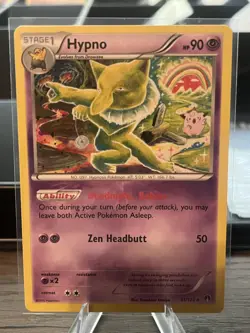 Pokemon TCG Alien Hypno 51/122 Reverse Holo Psychic HP90 Moderately Played Card - Image 1