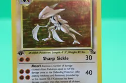 Kabutops - 9/62 - Pokemon Fossil 1st Edition Holo Rare Card WOTC - LP - Image 3