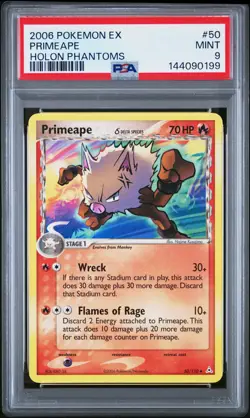 2006 POKEMON EX HOLON PHANTOMS #50 PRIMEAPE PSA 9 - Image 1