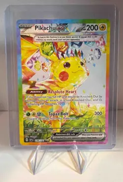 2024 Pokemon Surging Sparks Pikachu Ex #238/191 Reverse Holo - Image 1