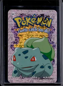 2000 Pokemon Vending Machine Bulbasaur Prism #001 - Image 1