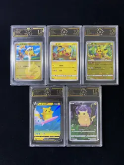 Pokemon TCG S-CHN CSM2DC Pikachu OCD 10 （same as PSA10） Pristine Lot*5 JL89 - Image 1
