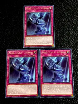 Angel Statue - Azurune (X3) MZTM-EN109 Yugioh 1st (New) Rare - Image 1