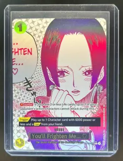 2026 One Piece Azure Sea's Seven You'll Frighten Me Alternate Art #OP14-118 - Image 1