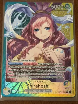 Shirahoshi OP11-022 Alt Art Leader EN One Piece Fist Of Devine Speed - Image 1